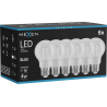 Mexen Vintis 6x LED filament lamp E27, A60, 4W, 55 lm, blauw - L150-E27-04XX-47x06