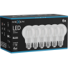 Mexen Vintis 6x LED filamentna žarnica E27, A60, 4W, 55 lm, modra - L150-E27-04XX-47x06