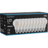 Mexen Vintis 10x LED pavediena spuldze E27, A60, 4W, 55 lm, oranža - L150-E27-04XX-48x10