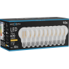 Mexen Vintis 10x Λάμπα LED filament E27, A60, 4W, Ζεστό - 2200K, 470 lm, διάφανο - L150-E27-0422-00x10
