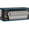 Mexen Vintis 10x LED-Filamentlampe E27, A60, 4W, Warm - 2200K, 280 lm, rauchgrau - L150-E27-0422-70x10