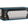Mexen Vintis 10x LED-Filament-Glühbirne E27, A60, 4W, Warm - 2700K, 470 lm, klar - L150-E27-0427-00x10