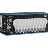 Mexen Vintis 10x LED-filamentlampa E27, A60, 4W, Neutral - 4000K, 470 lm, klar - L150-E27-0440-00x10