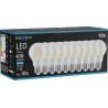 Mexen Vintis 10x LED diegu spuldze E27, A60, 4W, Auksti - 6500K, 470 lm, caurspīdīga - L150-E27-0465-00x10