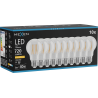 Mexen Vintis 10x LED-Filament-Glühbirne E27, A60, 6W, Warm - 2200K, 720 lm, klar - L150-E27-0622-00x10