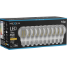 Mexen Vintis 10x λάμπα LED νήματος E27, A60, 6W, Θερμή - 2200K, 450 lm, smoke - L150-E27-0622-70x10