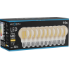 Mexen Vintis 10x LED-Filamentlampe E27, A60, 6W, Warm - 2700K, 600 lm, Amber - L150-E27-0627-50x10