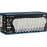 Mexen Vintis 10x Bombilla de filamento LED E27, A60, 6W, Neutra - 4000K, 720 lm, clara - L150-E27-0640-00x10