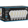 Mexen Vintis 6x LED filamentlampa E27, A60, 6W, Kall - 6500K, 720 lm, klar - L150-E27-0665-00x06