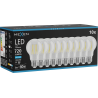 Mexen Vintis 10x Ampoule filament LED E27, A60, 6W, Froid - 6500K, 720 lm, transparent - L150-E27-0665-00x10
