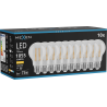 Mexen Vintis 10x LED-filamentlampa E27, A60, 8W, Varm - 2700K, 1055 lm, klar - L150-E27-0827-00x10
