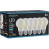 Mexen Vintis 6x LED Filamentlampa E27, A60, 8W, Kall - 6500K, 1055 lm, klar - L150-E27-0865-00x06
