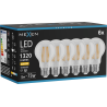 Mexen Vintis 6x żarówka filament LED E27, A60, 10W, Ciepła - 2700K, 1320 lm, clear - L150-E27-1027-00x06