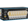 Mexen Vintis 10x żarówka filament LED E27, A60, 10W, Ciepła - 2700K, 910 lm, amber - L150-E27-1027-50x10