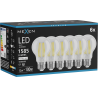 Mexen Vintis 6x LED filamentlamp E27, A60, 12W, Neutraal - 4000K, 1585 lm, helder - L150-E27-1240-00x06