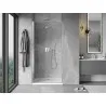 Mexen Mist-F folding shower door left 95 cm, transparent, chrome - 8A6-095-000-01-00-L