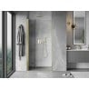 Mexen Mist-F 60 cm Left Folding Shower Door, Transparent, Gold - 8A6-060-000-50-00-L