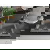 Mexen Mario fregadero de granito de 2 cubetas con grifo de cocina Rita, gris - 6504-71-670300-71