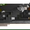 Mexen Mario fregadero de granito de 2 compartimentos con grifo de cocina Rita, negro/metálico plateado - 6504-73-670300-00