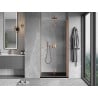 Mexen Mist-F porte de douche pliantes droite 90 cm, transparent, cuivre brossé - 8A6-090-000-65-00-P