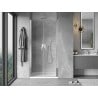 Mexen Mist 80 cm Pivot Shower Door, Transparent, Chrome - 8A7-080-000-01-00