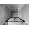 Mexen Mist drzwi prysznicowe uchylne 95 cm, czarna ramka, czarne - 8A7-095-000-70-70