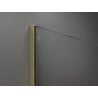 Mexen Kioto ścianka prysznicowa Walk-in 70 x 200 cm, ombre niebieska 8 mm, złota - 800-070-101-50-46