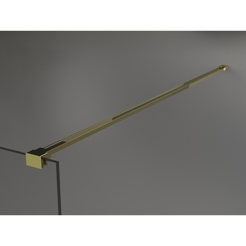 Mexen Kioto dušas siena Walk-in 70 x 200 cm, grafīts 8 mm, pulēts niķelis - 800-070-101-97-40