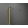 Mexen Kioto ścianka prysznicowa Walk-in 70 x 200 cm, ombre niebieska 8 mm, złota szczotkowana - 800-070-101-55-46