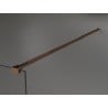 Mexen Kioto ścianka prysznicowa Walk-in 90 x 200 cm, ombre niebieska 8 mm, różowe złoto - 800-090-101-60-46