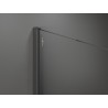 Mexen Kioto dušas siena Walk-in 70 x 200 cm, grafīts 8 mm, pulēts niķelis - 800-070-101-97-40