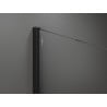 Mexen Kioto ścianka prysznicowa Walk-in 100 x 200 cm, ombre niebieska 8 mm, czarna - 800-100-101-70-46