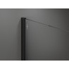 Mexen Kioto ścianka prysznicowa Walk-in 150 x 200 cm, ombre niebieska 8 mm, czarna - 800-150-101-70-46