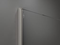 Mexen Kioto dušas siena Walk-in 70 x 200 cm, grafīts 8 mm, pulēts niķelis - 800-070-101-97-40