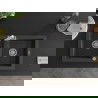 Mexen Mario fregadero de granito de 2 compartimentos con grifo de cocina Rita, negro moteado - 6504-76-670300-00