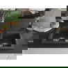 Mexen Mario fregadero de granito de 2 compartimentos con grifo de cocina Rita, negro moteado - 6504-76-670300-70