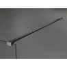 Mexen Kioto duša sienas Walk-in 120 x 200 cm, ombre melna 8 mm, pistoles metāls - 800-120-101-95-76