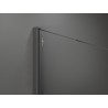 Mexen Kioto duša sienas Walk-in 120 x 200 cm, ombre melna 8 mm, pistoles metāls - 800-120-101-95-76