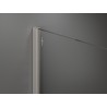 Mexen Kioto tuš stena Walk-in 140 x 200 cm, črna ombre 8 mm, brušeni nikel - 800-140-101-97-76