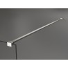 Mexen Kioto tuš stena Walk-in 140 x 200 cm, črna ombre 8 mm, brušeni nikel - 800-140-101-97-76