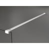 Mexen Kioto ścianka prysznicowa Walk-in 70 x 200 cm, ombre biała 8 mm, biała - 800-070-101-20-86