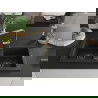 Mexen Mario Granitspüle 2-Becken mit Küchenarmatur Rita, schwarz - 6504-77-670300-50-B