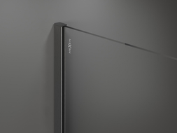 Mexen Kioto ścianka prysznicowa Walk-in 70 x 200 cm, ombre biała 8 mm, gun gray szczotkowany - 800-070-101-66-86