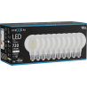 Mexen Vintis 10x Filamenta LED spuldze E27, G80, 6W, Neitrāla - 4000K, 720 lm, caurspīdīga - L155-E27-0640-00x10