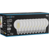 Mexen Vintis 10x żarówka filament LED E27, G80, 10W, Neutralna - 4000K, 1320 lm, clear - L155-E27-1040-00x10