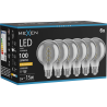 Mexen Vintis 6x Filamenta spirāles LED spuldze E27, G80, 2W, Silta - 2200K, 100 lm, dūmaka - L165-E27-0222-70x06