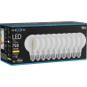 Mexen Vintis 10x Spuldze filament spirāle LED E27, G80, 8W, Silta - 2700K, 750 lm, caurspīdīga - L165-E27-0827-00x10