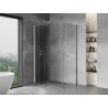 Mexen Mist-F volditav dušinurk vasak 110 x 80 cm, läbipaistev, kroom - 8A6T-110-080-01-00-L