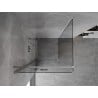 Mexen Mist-F vikbar duschkabin vänster 85 x 85 cm, transparent, krom - 8A6T-085-085-01-00-L