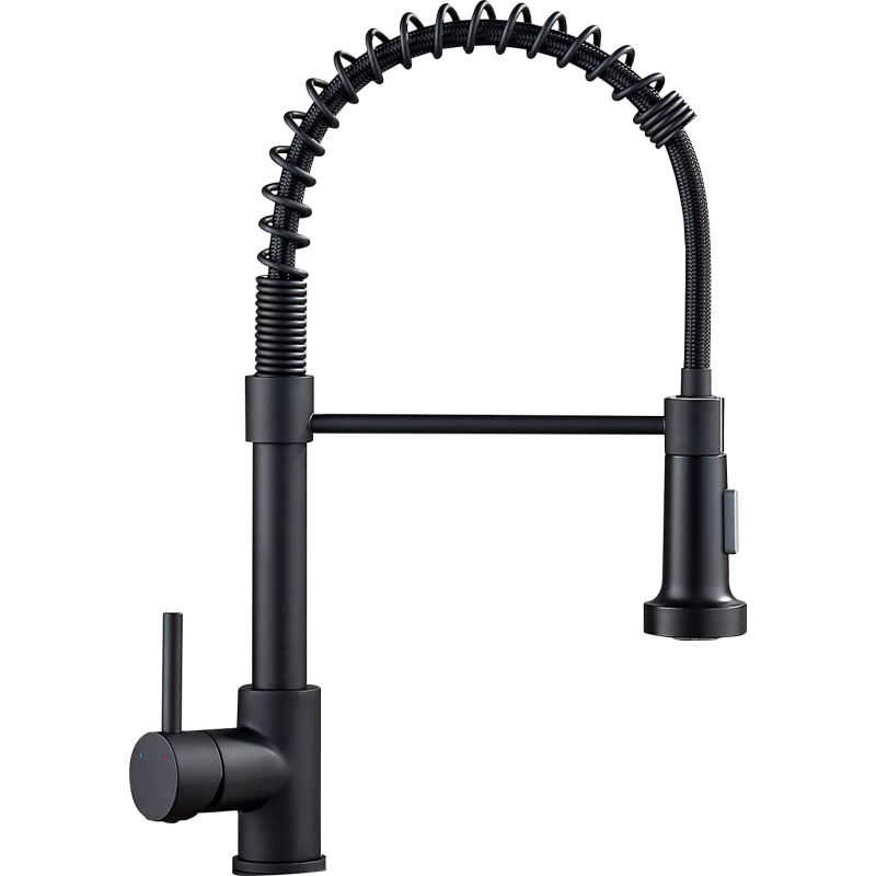 Mexen Clara grifo de cocina, negro - 670501-70